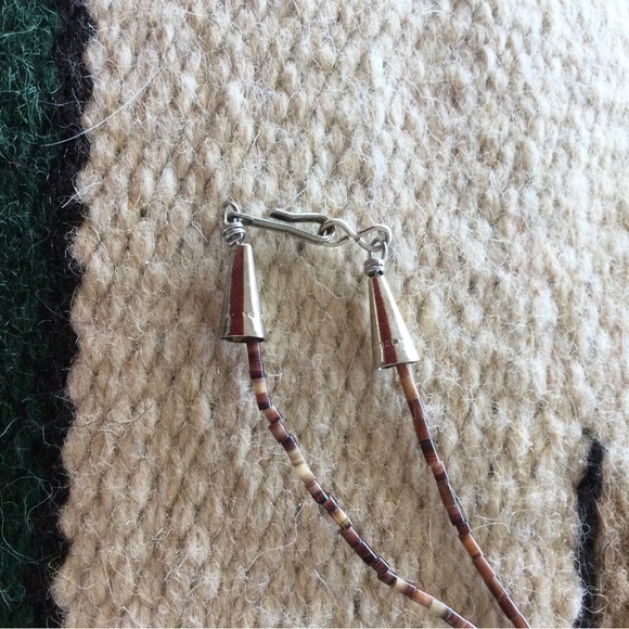 Vintage Zuni Corn Maiden Fetish Necklace. - Picture 7 of 10